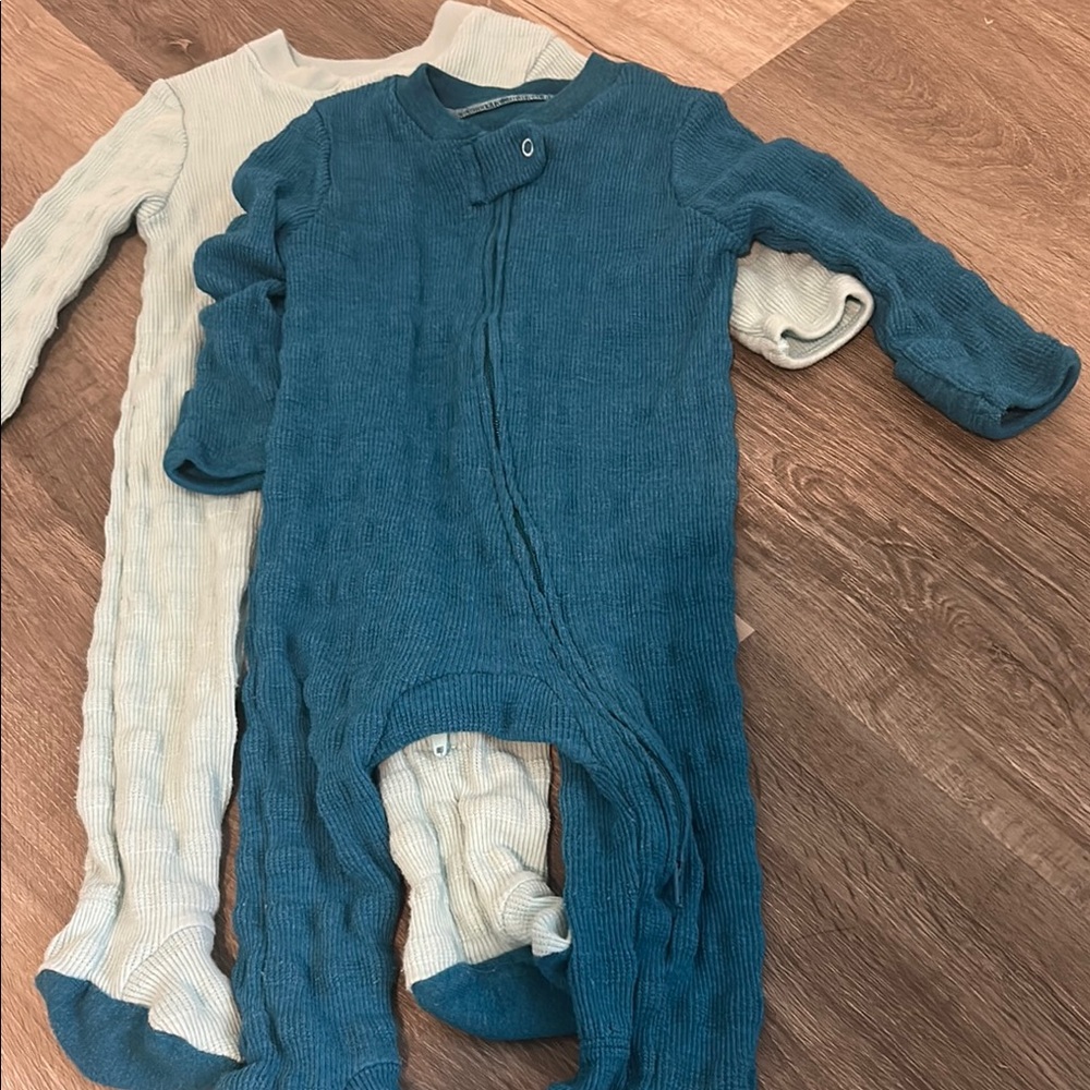 Blue and Cream Kids One Piece Set